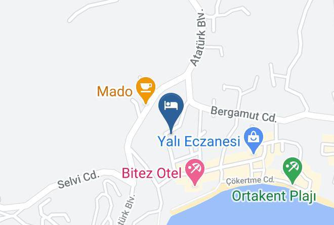 Bodrum - Tumay Hotel Maps