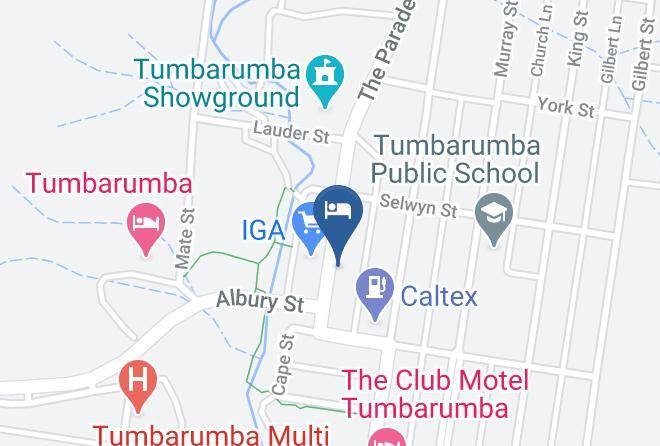 Tumbarumba Hotel Map