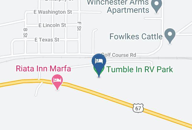 Presidio - Tumble In Rv Park Maps
