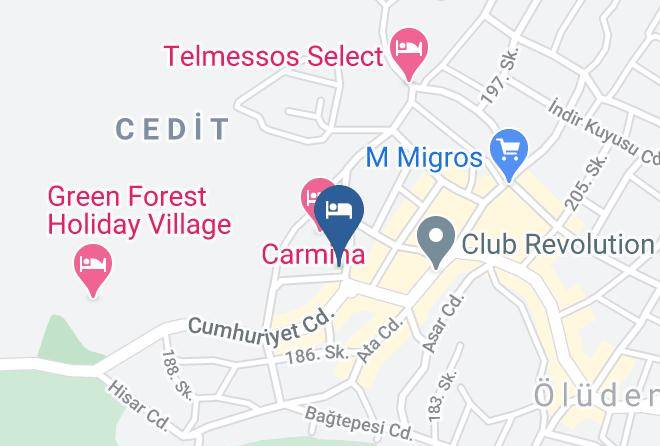 Fethiye - Tumen Hotel Maps