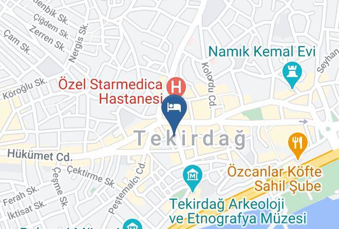 Suleymanpasa - Tuna Palas Otel Maps