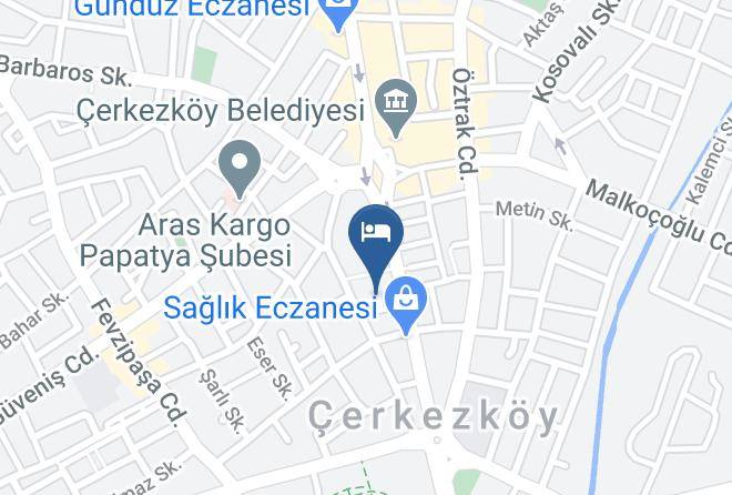 Cerkezkoy - Tunali Boutique Hotel Maps
