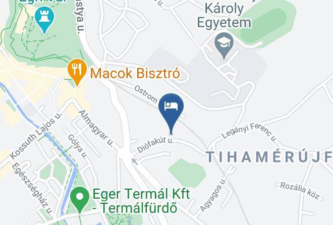 Eger - Tunde Vendeghaz Eger Maps
