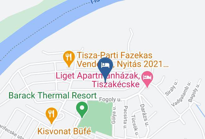 Tiszakecske - Tunde Vendeghaz Maps