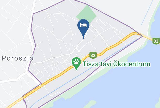 Poroszlo - Tunderfatyol Vendeghaz Maps