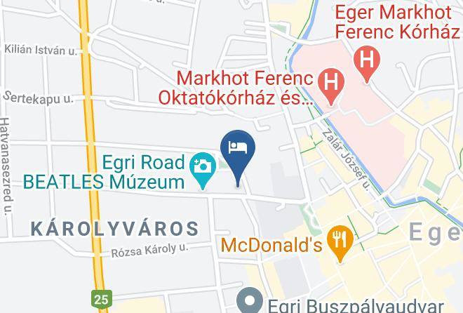 Tunderpart Vendeghaz Map