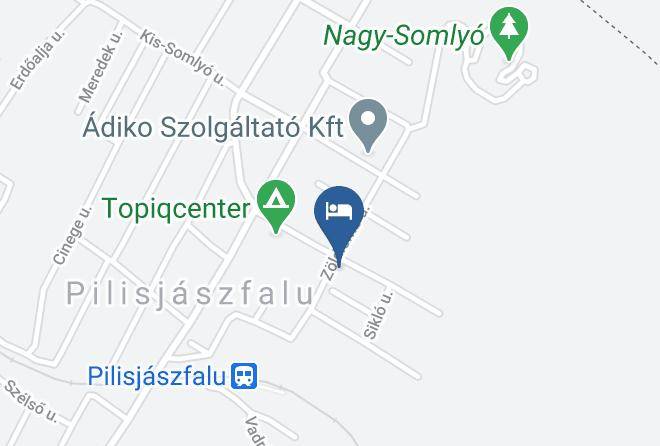 Pilisjaszfalu - Tunderszikla Panzio Maps