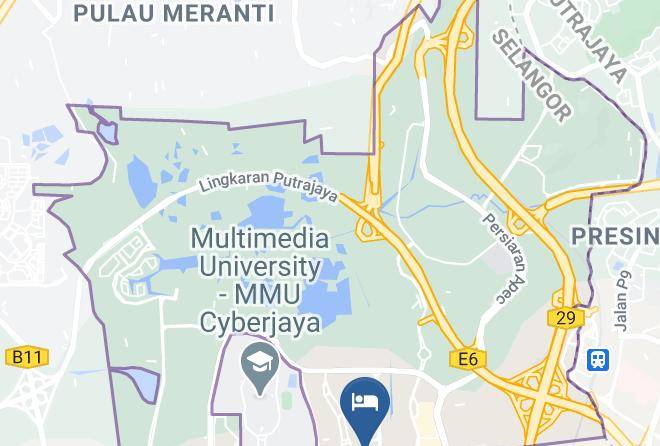 Sepang - Tune Hotel Cyberjaya Dpulze Mall Maps