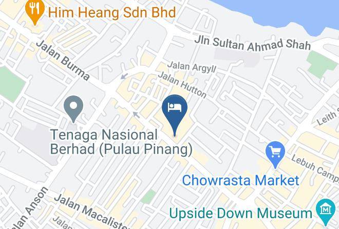 Tune Hotel George Town Penang Map