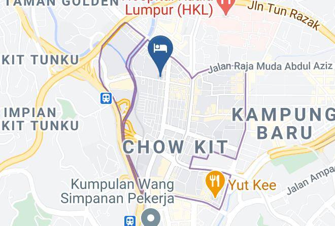 Tune Hotel Kuala Lumpur Pwtc Map