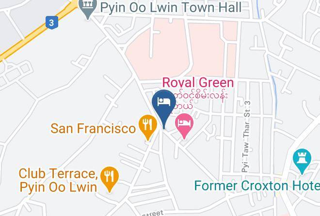 Pyinoolwin - Tungapuri Hotel Pyin Oo Lwin Maps