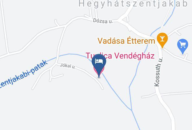 Tuplica Vendeghaz Map