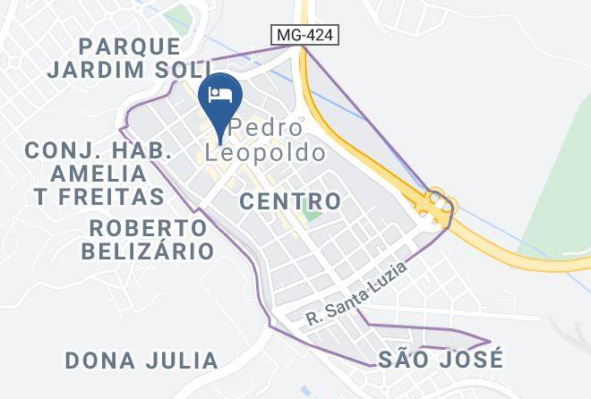Pedro Leopoldo - Tupygua Brasil Hotel Maps