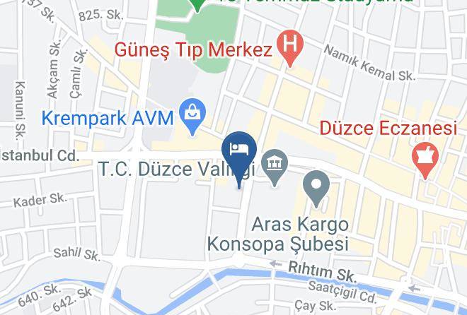 Duzce Camikebir - Turan Otel Duzce Maps