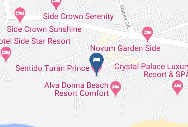 Manavgat - Sentido Turan Prince Hotel Maps