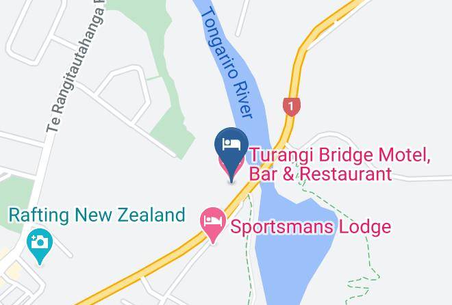 Taupo - Turangi Bridge Motel Bar & Restaurant Maps