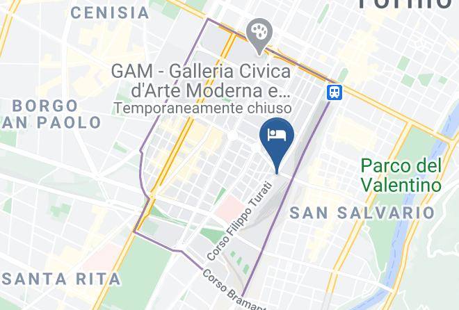 Turin - Turatisette Art Residence Maps