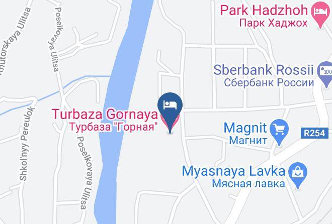 Maykopsky District - Turbaza Gornaya Maps