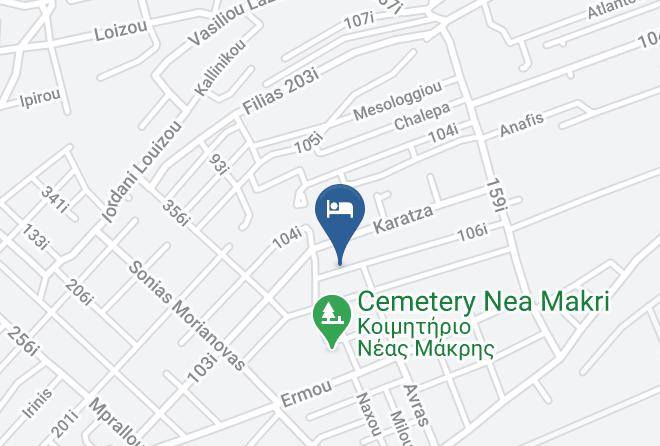 East Attica - Turdus Merula Retreat Nea Makri Athens Greece Maps