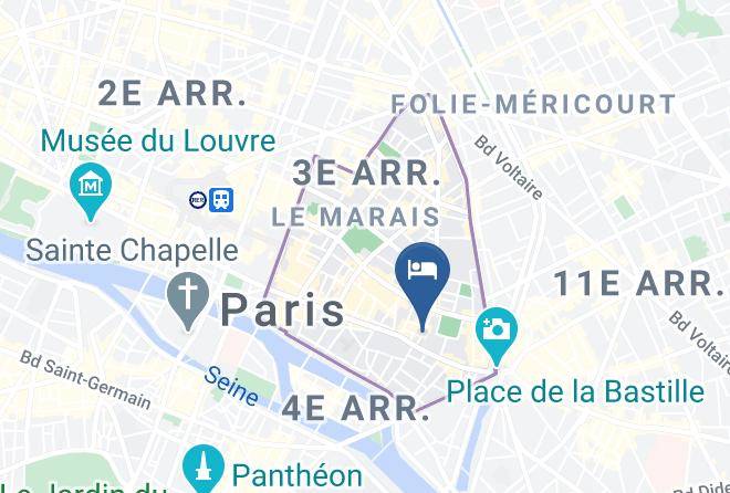 Paris - Turenne Le Marais Maps