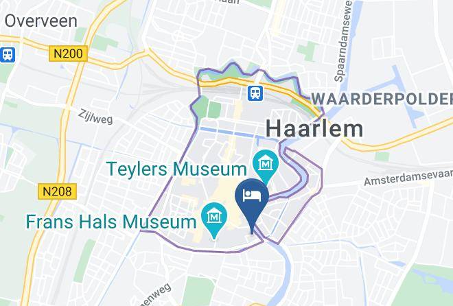 Haarlem - Turfhuys Aan Het Spaarne Maps