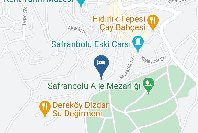Safranbolu - Turgut Reis Konak Otel Maps