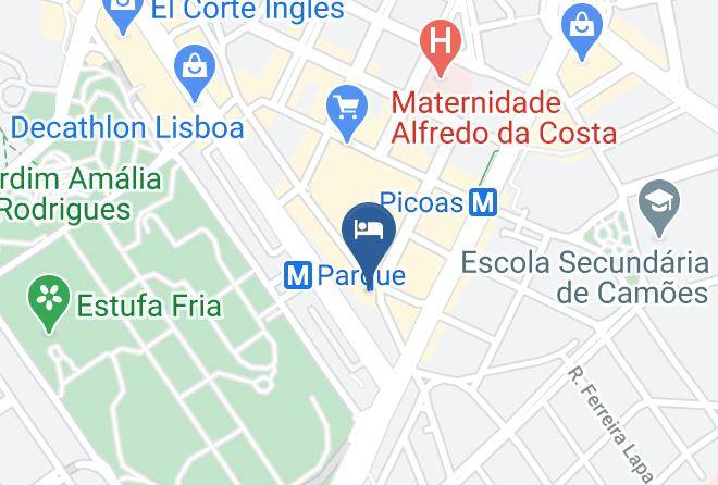 Lisbon - Turim Europa Hotel Maps