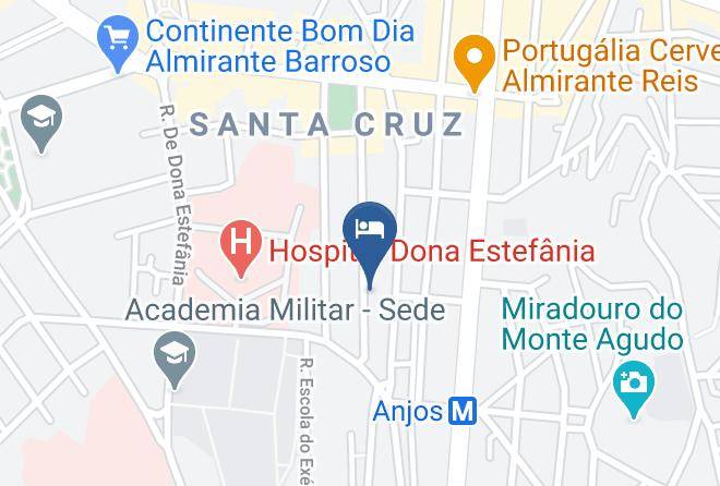 Lisbon - Turim Luxe Hotel Maps