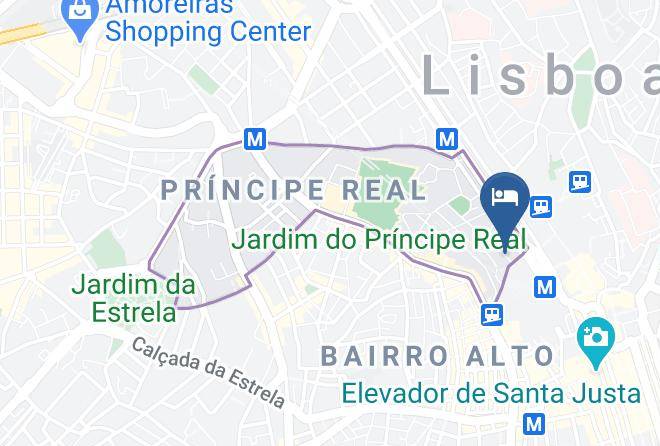 Lisbon - Turim Restauradores Hotel Maps