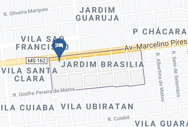 Dourados - Turis Hotel Economico Maps