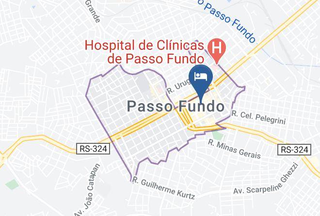 Passo Fundo - Turis Hotel Passo Fundo Maps