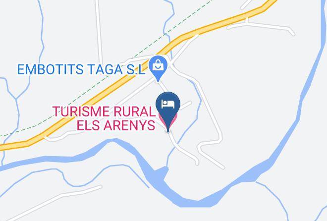 Turisme Rural Els Arenys Map