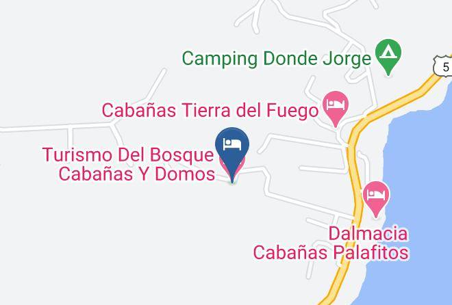 Chiloe Province - Turismo Del Bosque Cabanas Y Domos Maps