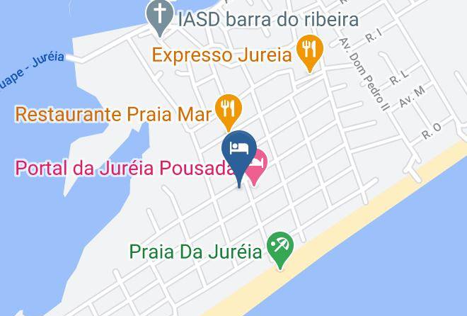 Iguape - Turismo Praia Da Jureia Hotel Dalu Maps