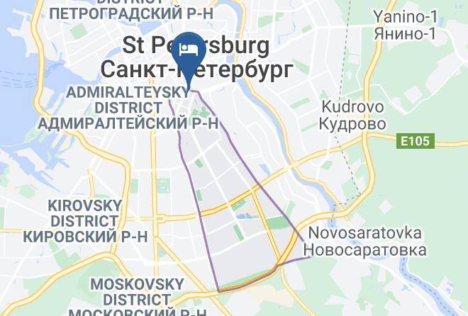 Saint Petersburg - Turistichieskaia Baza Maps