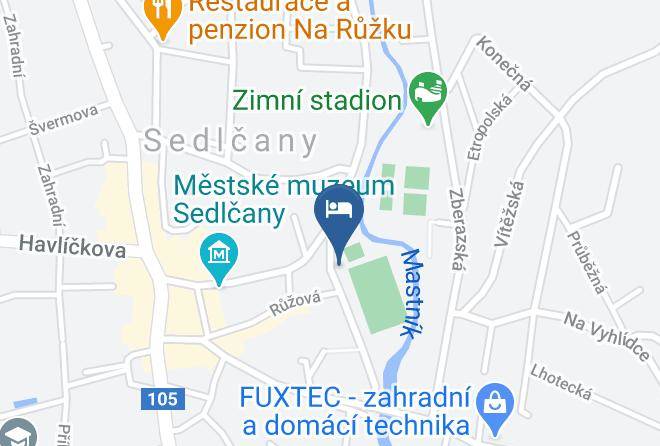 Pribram - Turisticka Ubytovna Tatran Maps
