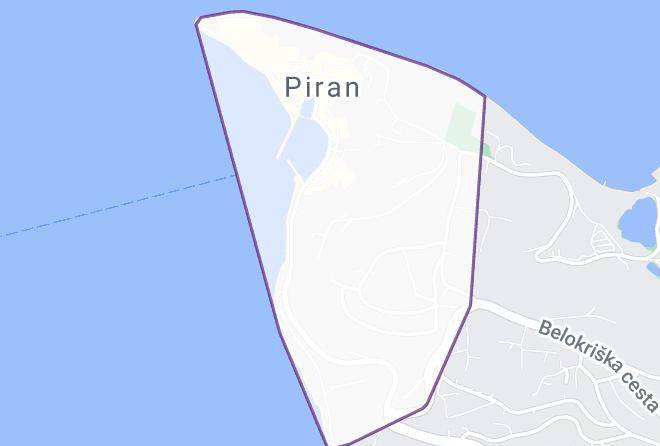 Piran - Turisticne In Druge Dejavnosti Klemen Cepar Sp Maps