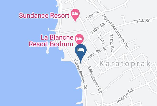 Bodrum - Turiya Hotel Maps
