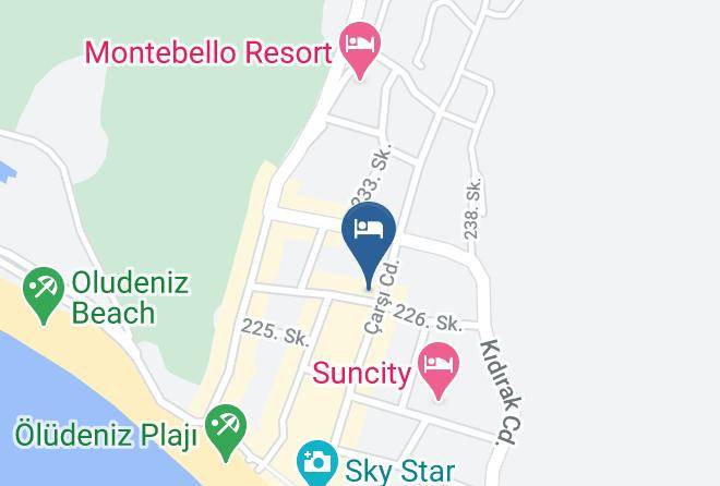 Fethiye - Turk Hotel Maps