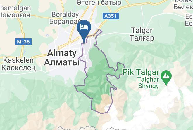 Almaty City - Turkestan Hotel Maps