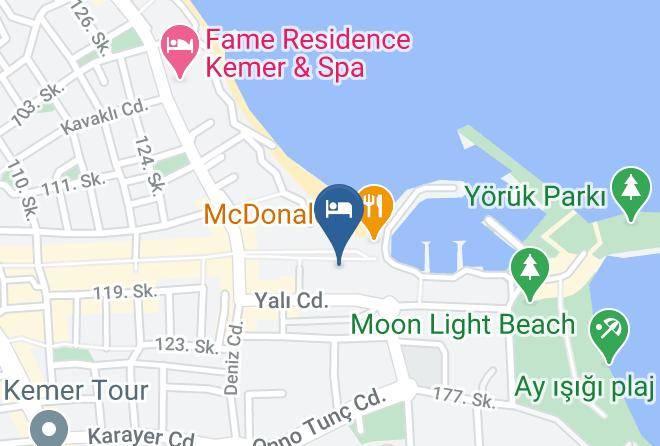 Kemer - Turkiz Resort Hotel Maps