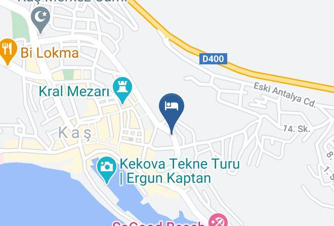 Kas - Turkmen Pansiyon Maps