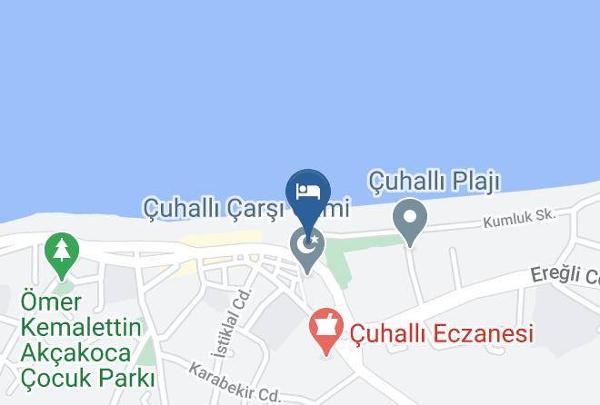 Akcakoca - Turkuaz Beach Otel Maps