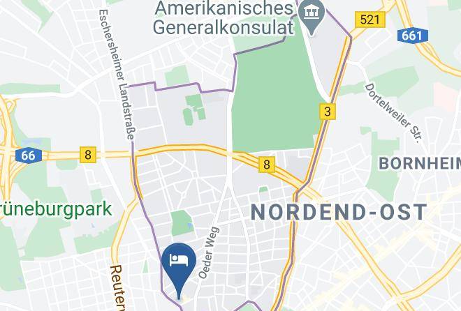 Frankfurt Am Main - Turm Hotel Frankfurt Maps