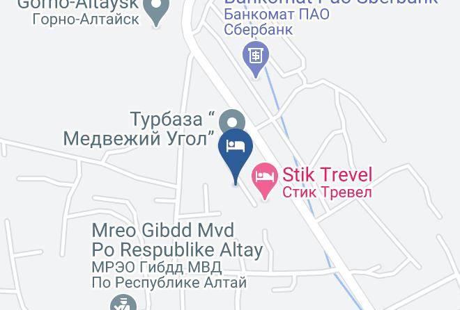 Gorno Altaysk - Turman Baza Otdykha Maps