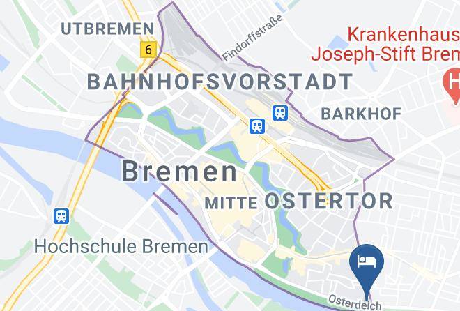 Stadt Bremen - Turmhotel Weserblick Bremen Maps