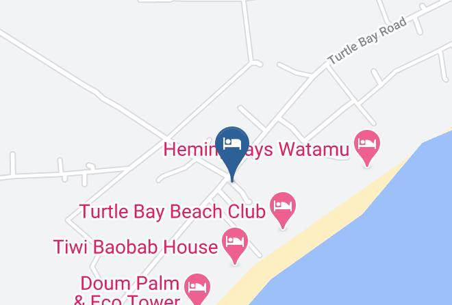 Kilifi - Turtle Bay Hotel Maps