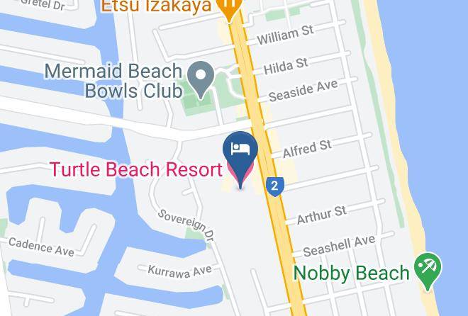Gold Coast - Turtle Beach Resort Maps