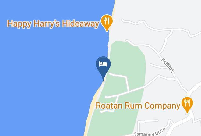 Roatan - Turtle Beach Roatan Dive Resort Maps