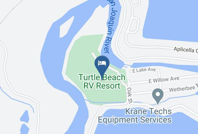San Joaquin - Turtle Beach Rv Resort Maps